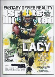 2014 Sports Illustrated Magazine Eddie Lacy Greenbay Packers 8 4 14