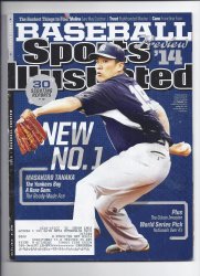 2014 Sports Illustrated Magazine Masahiro Tanaka 3 31 14
