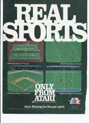 1983 Atari Video Game System Print Ad Vintage Electronics 5200 2600