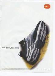 Nike Sneaker Print Ad Vintage Clothing Shoes