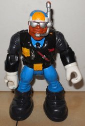 2001 Fisher Price Rescue Heroes Police Officer Action Figure