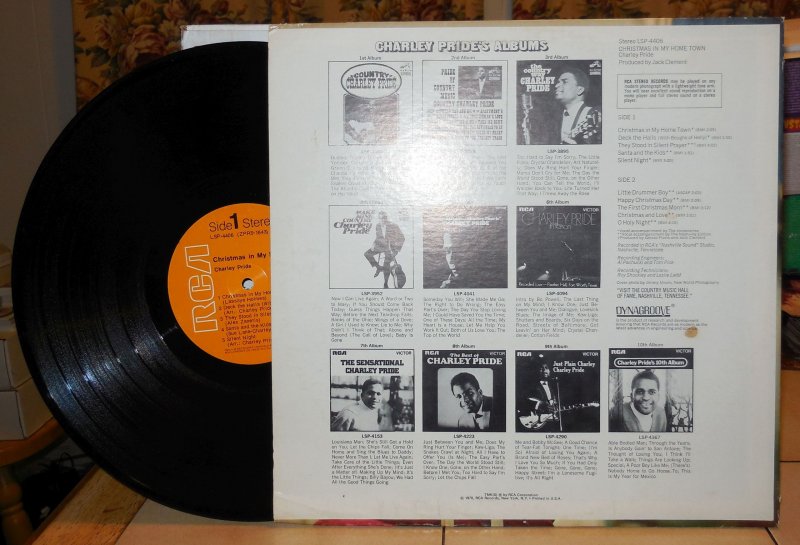 Image 1 of Charley Pride Christmas In My Home Town Vinyl Record LP RCA LSP-4406 VG/VG