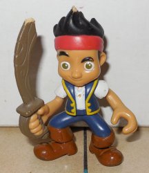 Disney Jake and the Neverland Pirates PVC Figure VHTF Cake Topper Fisher Price