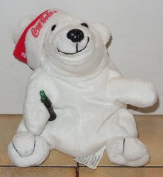Coca Cola Polar Bear 6 Beanie Baby Plush Stuffed Animals Rare HTF #2
