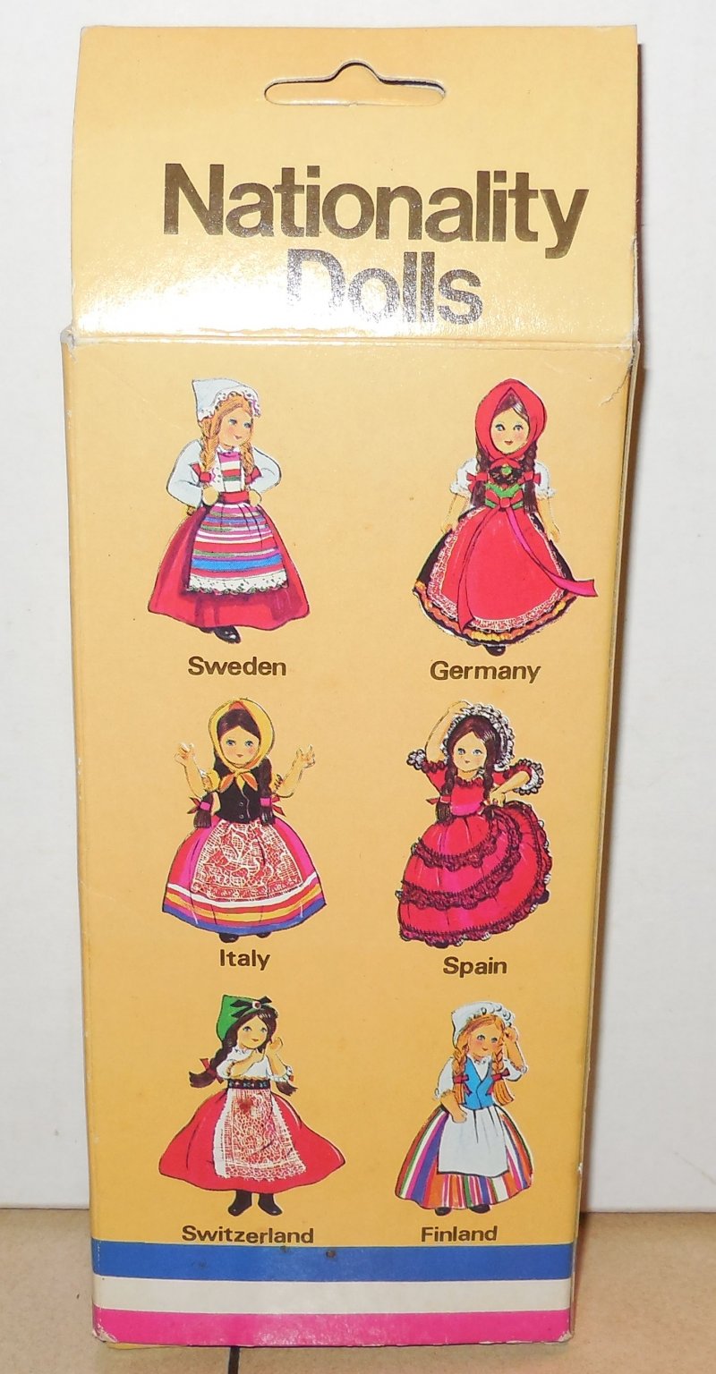 Image 1 of Vintage Nationality Dolls Ireland Doll In Box W Sleepy Eyes Moveable