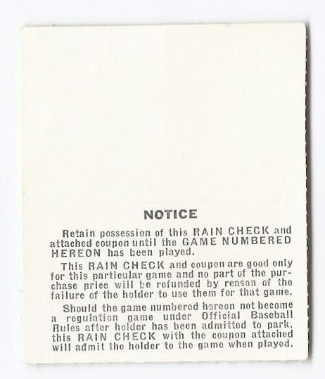 Image 1 of 1969 ALCS Championship Series Ticket Stub Game 2 Twins @ Orioles