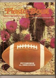 1984 Fiesta Bowl Game Program Pittsburgh Ohio State