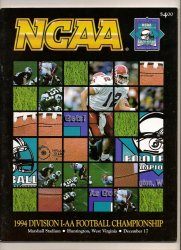 1994 Division 1 AA football Championship Program Youngstown State Boise State