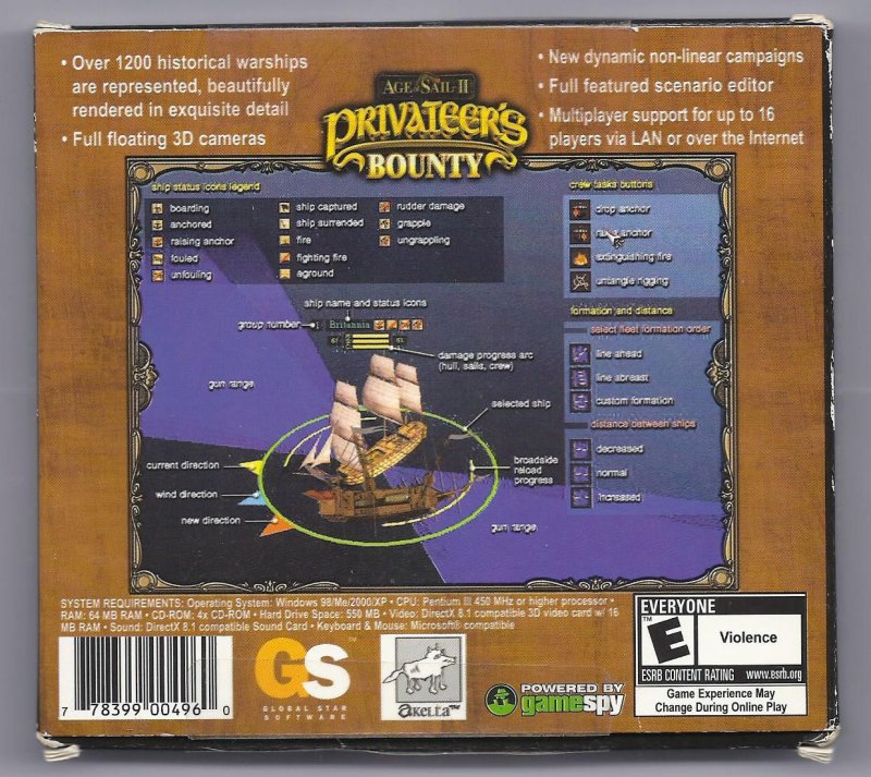 Image 1 of Age of Sail II: Privateer's Bounty PC Game