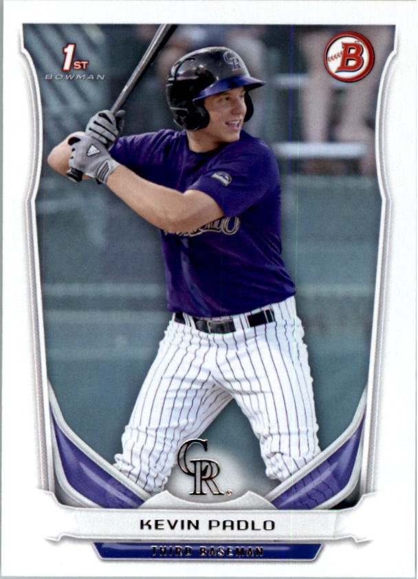 2014 Bowman Draft #DP123 Kevin Padlo Card