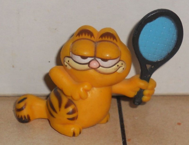 Image 0 of Garfield PVC figure Tennis Sport Vintage 80's #2