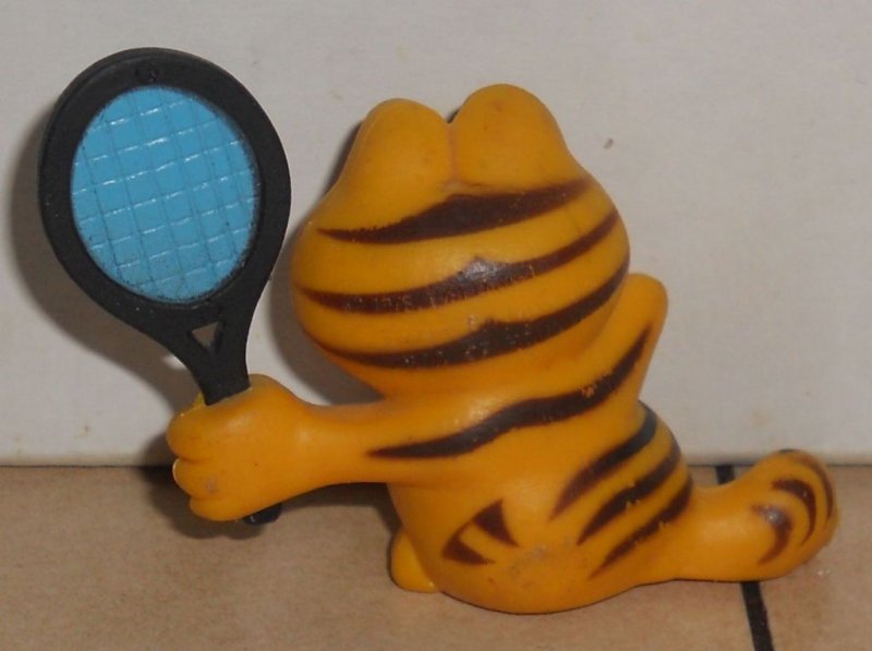 Image 1 of Garfield PVC figure Tennis Sport Vintage 80's #2