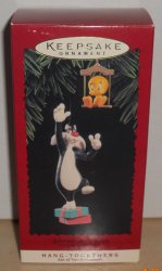 1995 Hallmark Keepsake Ornament Sylvester & Tweety MIB Looney Tunes