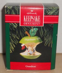 1992 Hallmark Keepsake Ornament Grandson MIB