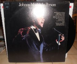 Johnny Mathis In Person Recorded Live At Las Vegas LP Record Columbia ‎KG 
