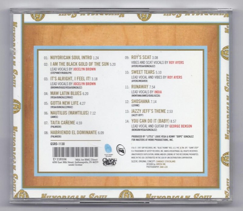 Image 1 of Nuyorican Soul Fabrica De Nueva York Music CD