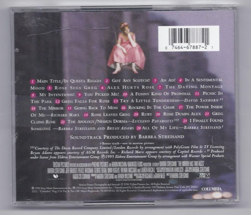 Image 1 of The Mirror Has two faces original motion Picture soundtrack Music CD