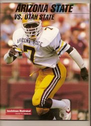 1985 College Football program Utah State @ Arizona State Oct 19th