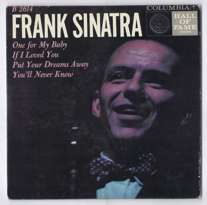 Image 0 of Frank Sinatra Columbia Hall Of Fame Series B 2614 45 RPM Record VG/VG Rare