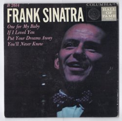 Frank Sinatra Columbia Hall Of Fame Series B 2614 45 RPM Record VG/VG Rare