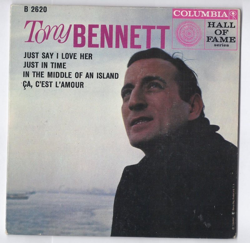 Image 0 of Tony Bennett Columbia Hall of Fame Series B 2620 45 RPM 7