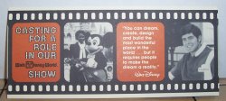 1983 Walt Disney World Cast member Employment Brochure Vintage