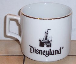 Vintage 80's Disneyland Coffee Cup Mug Rare OOP