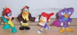 Kelloggs Darkwing Duck PVC Figure Set Disney Vintage