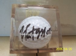 Nat Moore Autographed Signed Golf Ball Dolphins Florida Gators