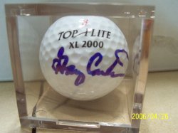 Gary Carter Autographed Signed Golf Ball Expos ASG MVP HOF Rare HTF