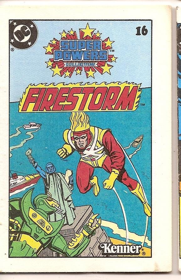 Kenner Super Powers Firestorm Mini Comic #16 Vintage 80's