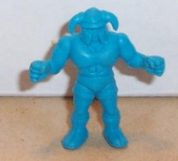 M.U.S.C.L.E. Kinnikuman Figure #78 The Viking King Blue Vintage 80's