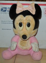 Disney Baby Minnie Mouse 12 plush Stuffed toy