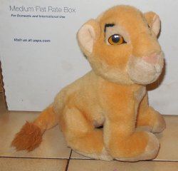 Disney Lion King Simba 8 plush toy RARE HTF