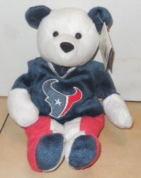 Dallas Texans Salvino's Bammers Bean Bag Bear Plush Toy NFL with Tags RARE HTF