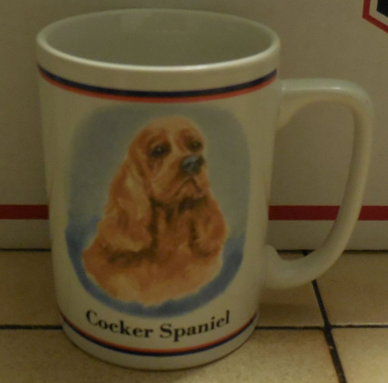 Image 0 of Coffee Mug Cup Cocker Spaniel Dog Ceramic