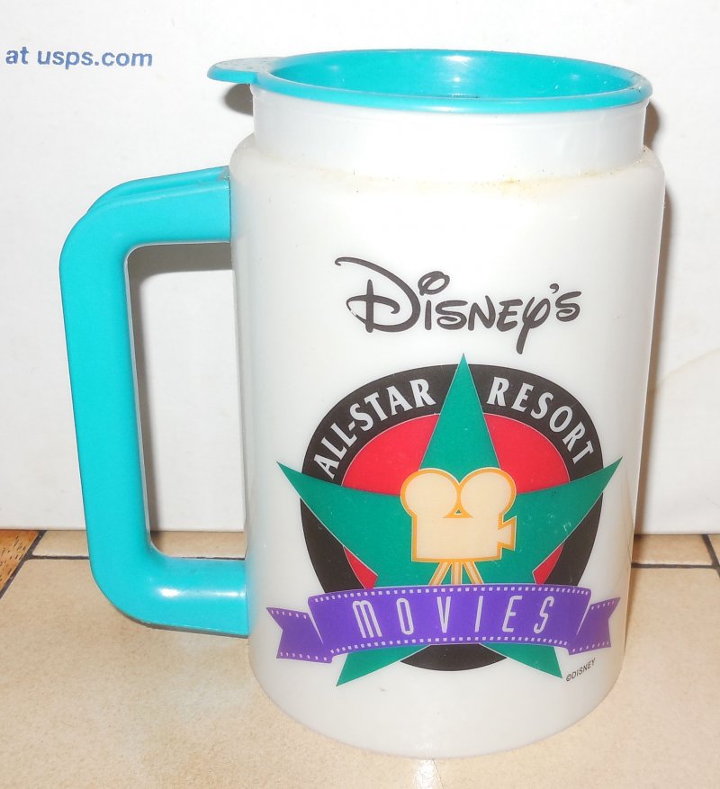 Vintage Walt Disney World All Star Resort Movies Cup Mug Rare OOP
