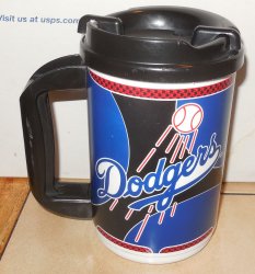Los Angeles Dodgers Licenced Coffee Soda Hot Cold Mug Cup Plastic
