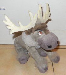 Disney Frozen Sven 8 Beanie Plush Stuffed Animal