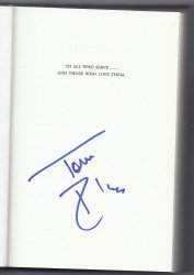 American Soldier Hardback Book Signed By General Tommy Franks