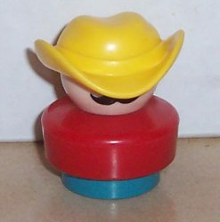 Fisher Price chunky little people Farmer Ted figure #2555