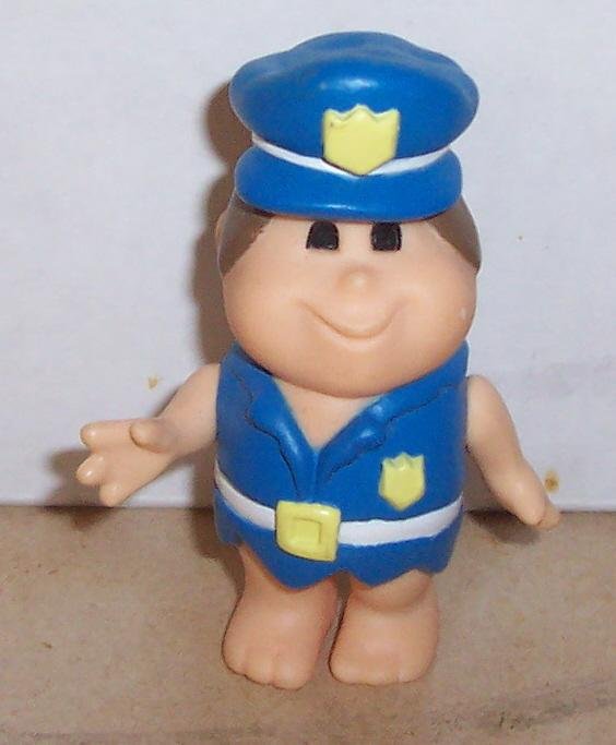 Image 0 of 1986 Coleco FLINTSTONE KIDS Police officer Figure HTF Vintage 80's