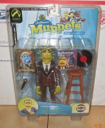 Palisades Muppets Tonight Series 7 Johnny Fiama Burgundy Purple Casual Suit
