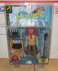 Palisades Muppets Tonight Series 6 Clifford Figure Variant Chase Black Chair