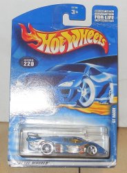 2001 HOT WHEELS Collectors #220 GT Racer NIP Blue HW