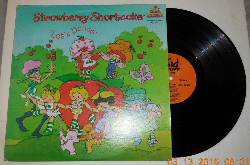 Image 0 of 1982 Strawberry Shortcake Lp Let's Dance Vinyl Album Record Kidstuff KSS5030