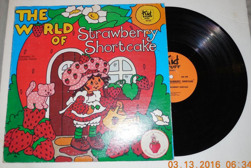 Image 0 of 1980 The World Of Strawberry Shortcake Lp Vinyl Album Record Kid stuff KS165