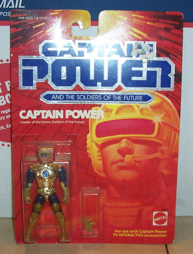 Image 0 of 1987 Mattel Captain Power action figure NRFB