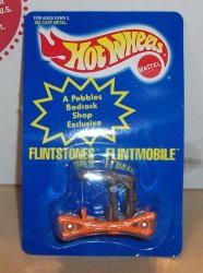 Hot Wheels Diecast Car Exclusive Flintstones Flintmobile NRFC