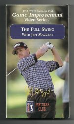 The Full Swing with Jeff Maggert - PGA Tour Partners Club VHS Video Tape